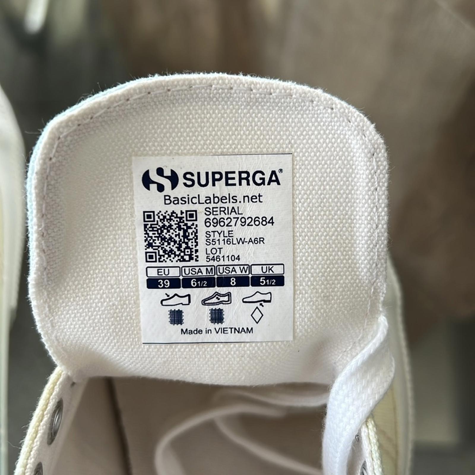 NEW Superga 2750 Gradient Print Pastel Rainbow Sneakers, Size EU 39 New w/o Box