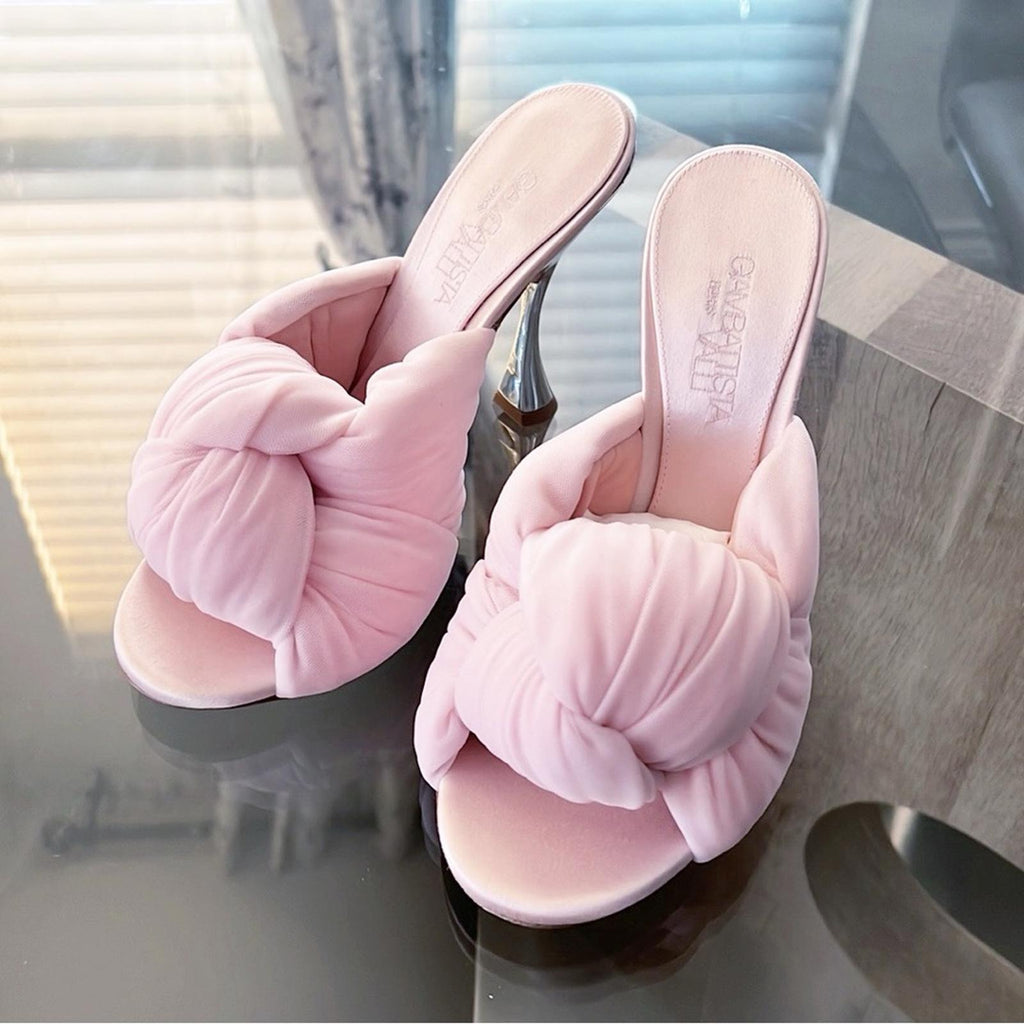Giambattista Valli Peep-Toe Pumps Shoes, Size 38 Made in Italy NEW in Box $1,090