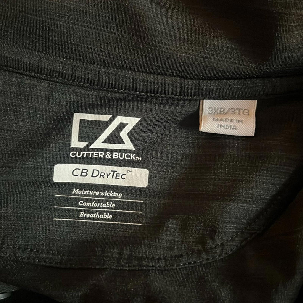 Cutter & Buck Polo Shirt in Black, Size 3X, EXCELLENT! Retail $80