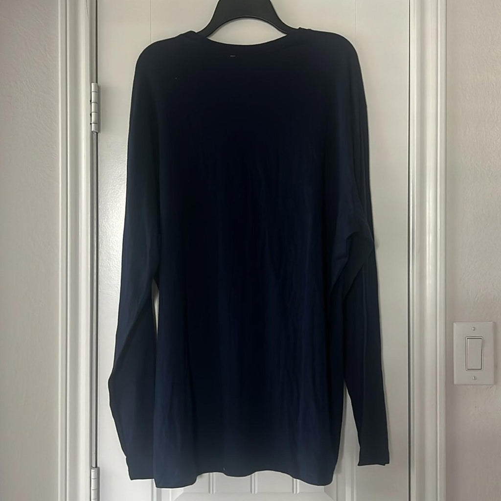 Polo Ralph Lauren Men’s Long Sleeve Sleep Shirt in Cruise Navy, NWT, Size XL
