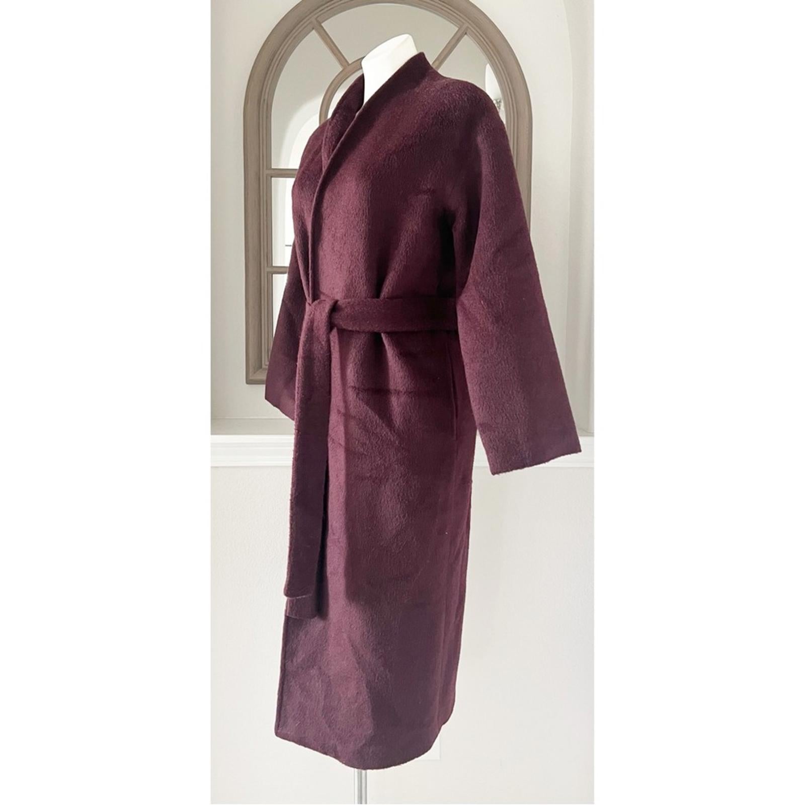 ASTR the Label Berkley Belted Coat in Wine, Size XS New w/Tag