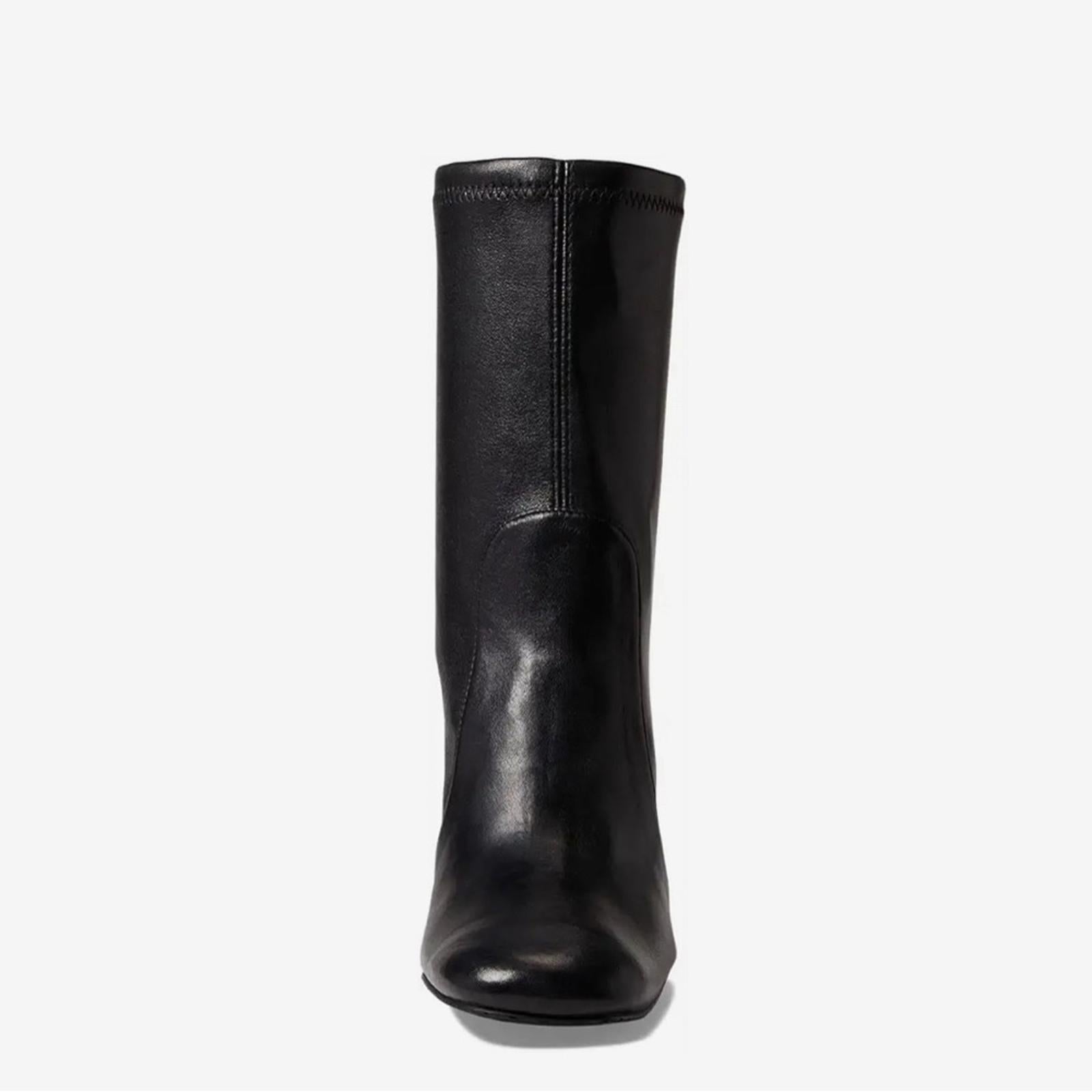 Stuart Weitzman Curveblock High Heel Booties in Black, Size 8 New $650 SOLD OUT!