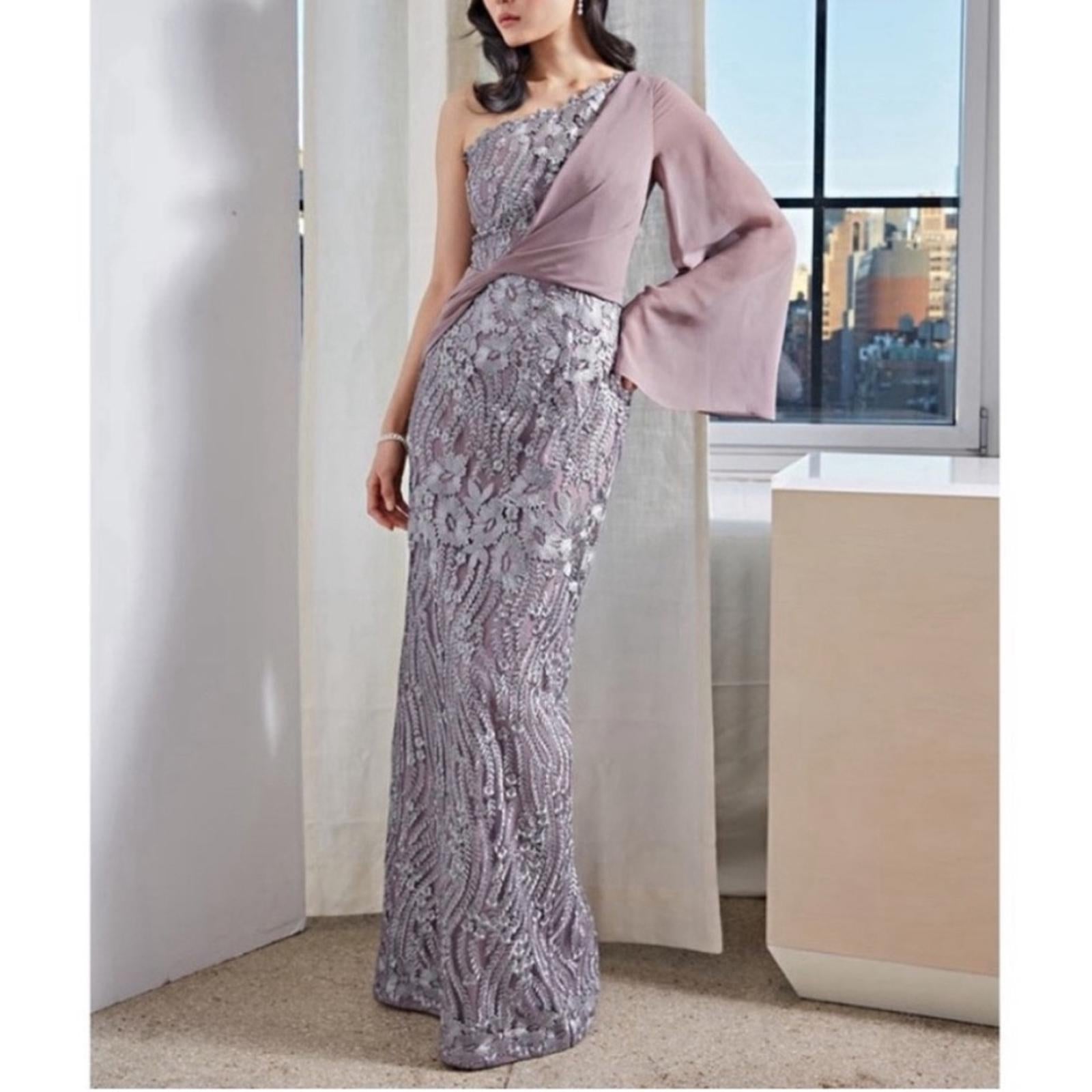 JS Collections Amari One Shoulder Twist Gown, Size 14 with Tag, Retail $348