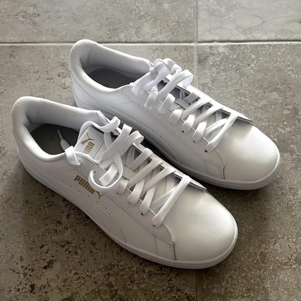 Puma Leather Sneakers in White, Size 11, New w/o Box