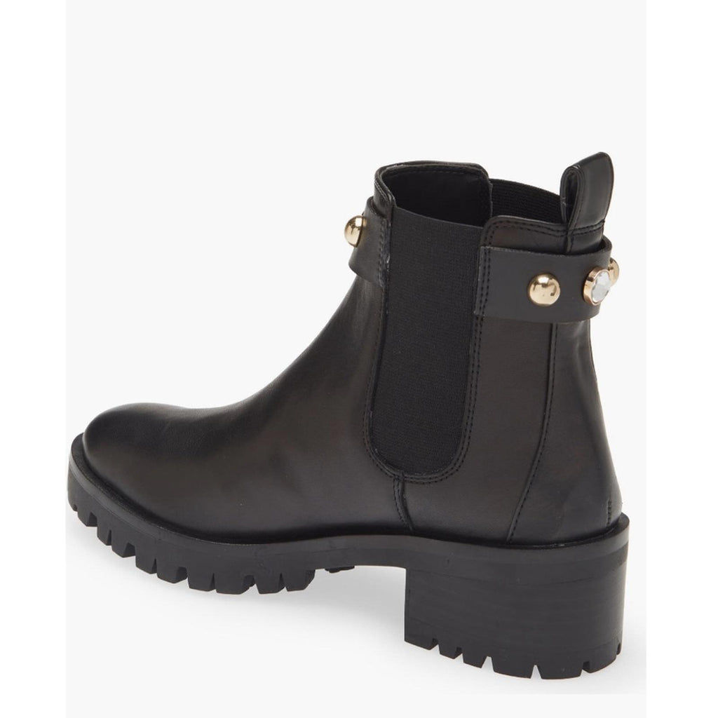 Karl Lagerfeld Paris Porshay Lug Sole Boots in Black, Size 8.5 New w/o Box