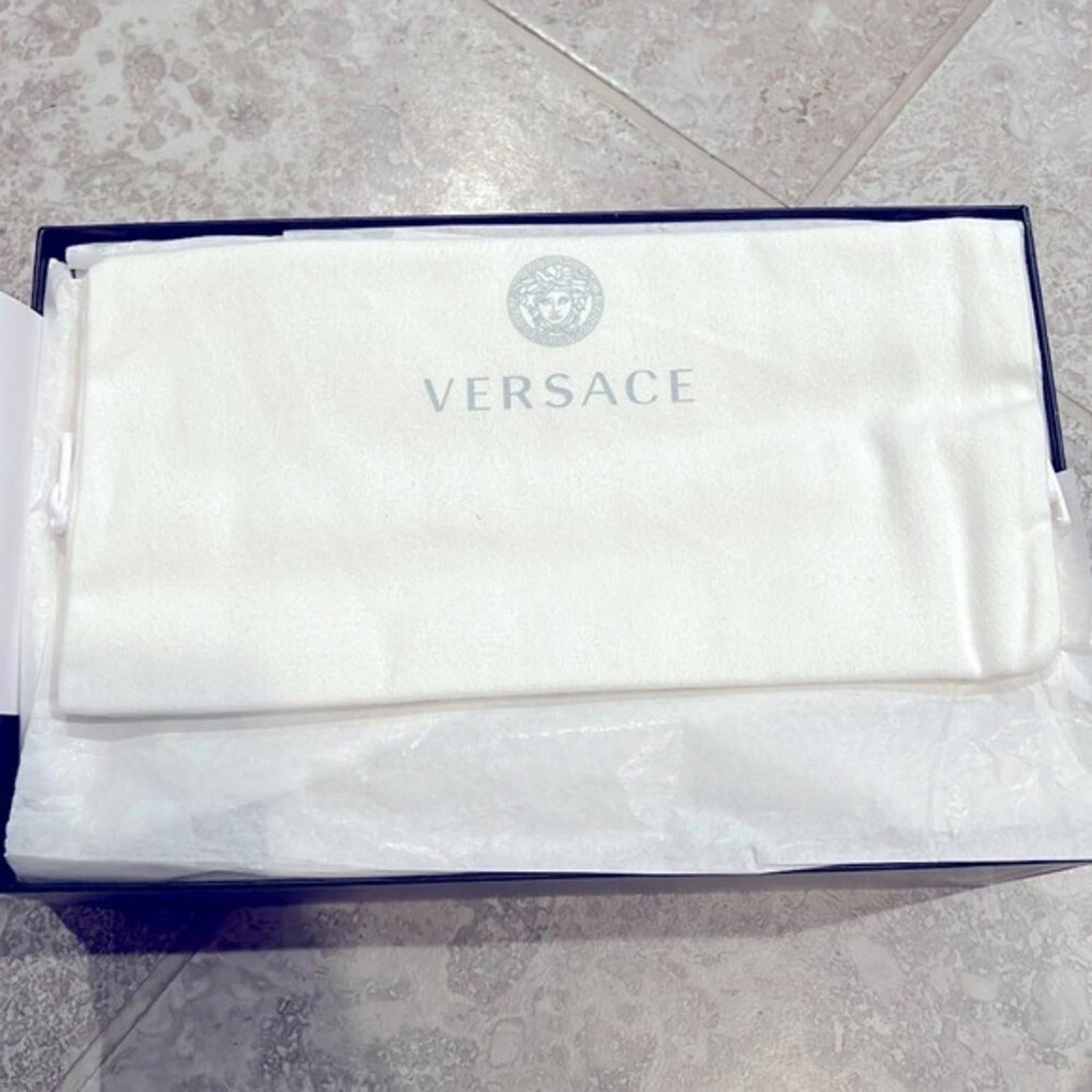 Versace Medusa Slide Sandals in Purple, Size EU36 New in Box