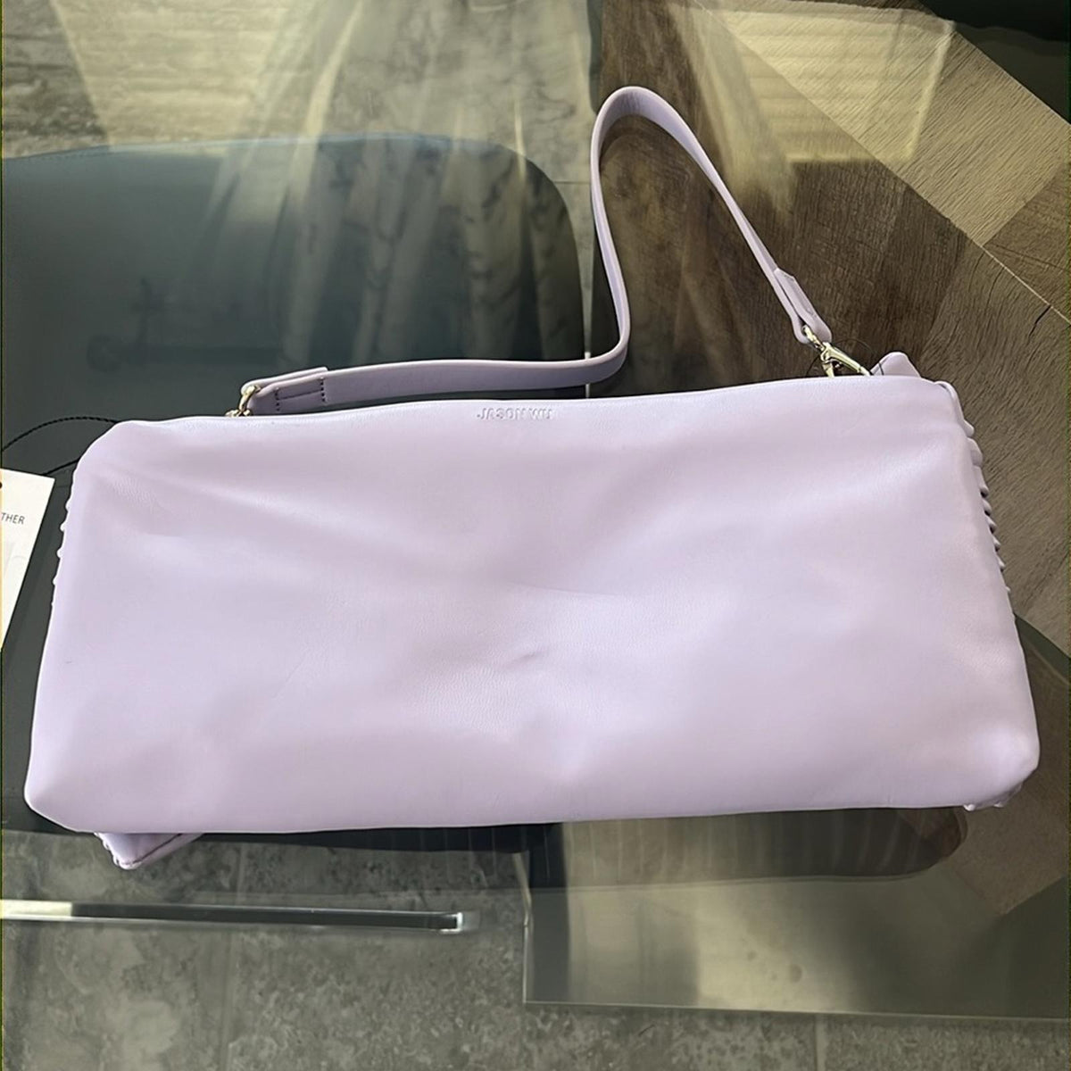 JASON WU Corrie Medium Clutch in Purple, New w/Tag