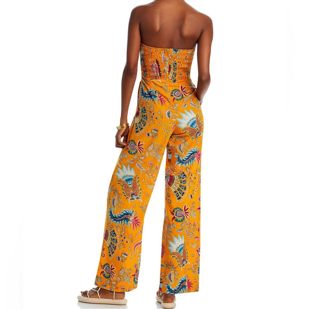 Charina Sarte Talaia Ribbon Strapless Jumpsuit, Size L New w/Tag Retail $388