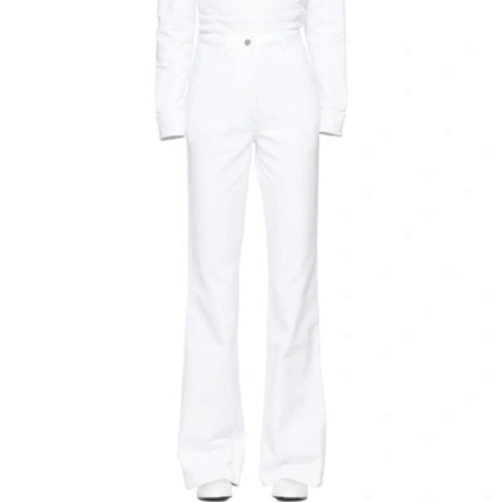 A_Plan_Application High Waist Bootcut Jeans Optical White, Size 26, NWT SOLD OUT