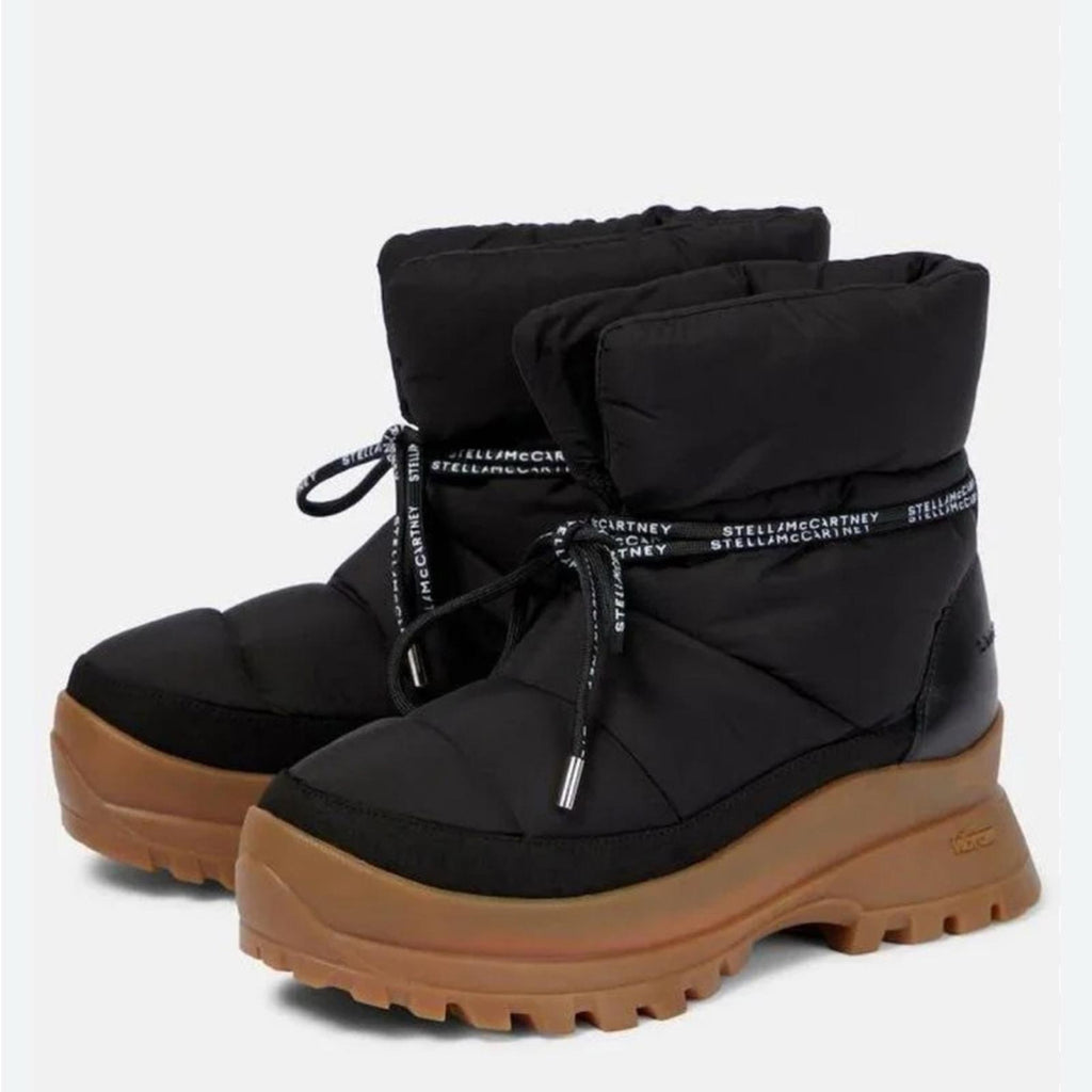 Stella McCartney Trace Recycled Polyamide Boots in Black Size 41 New w/ DustBag