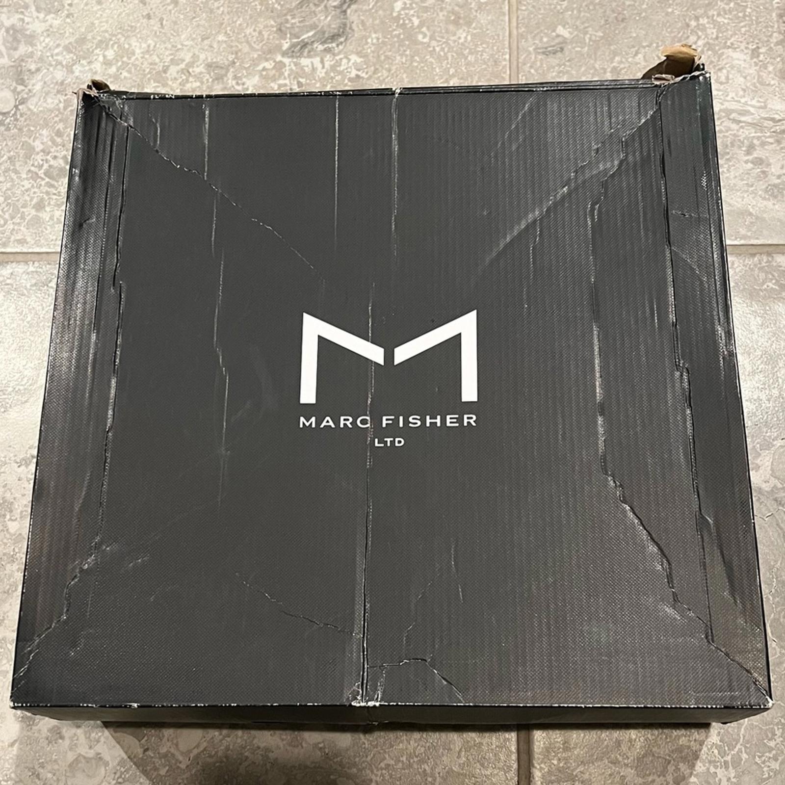 Marc Fisher LTD Combat Lace-up Boots, Black Size 5M New in Box Retail $259