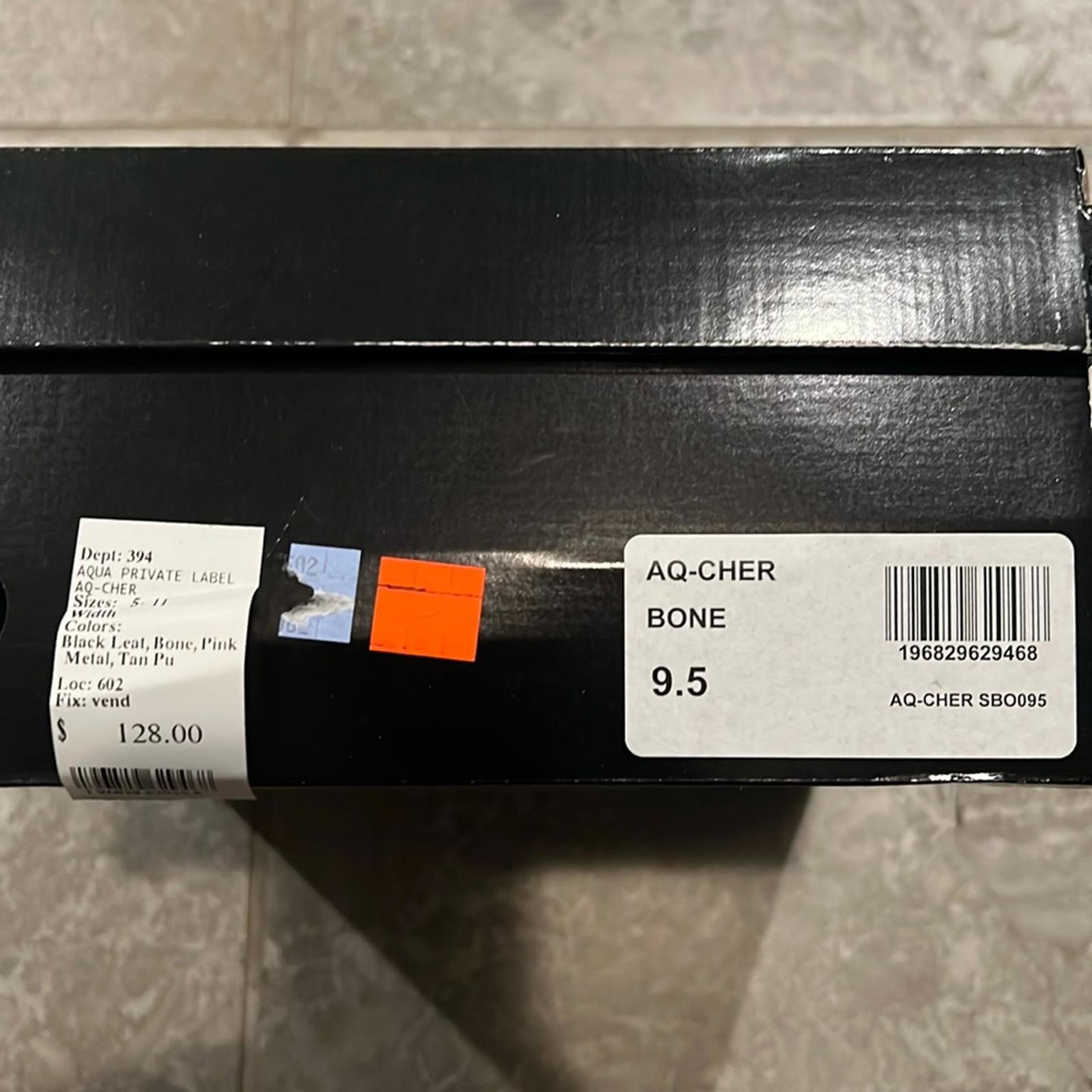 Aqua Bloomingdale’s Cher Ankle Strap Platform High Heel Sandals, Size 9.5 NEW