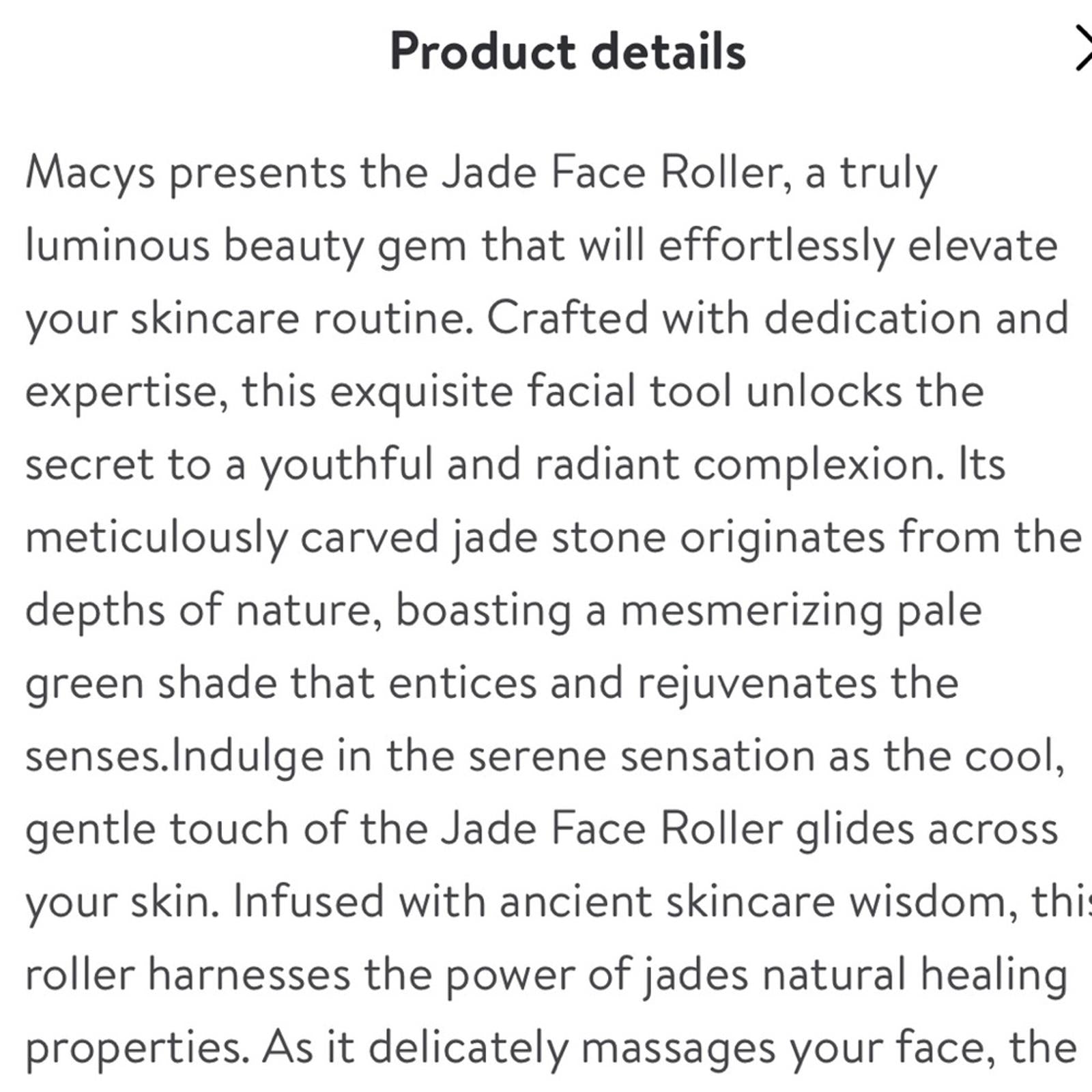 GREEN Jade Face Roller, New in Box