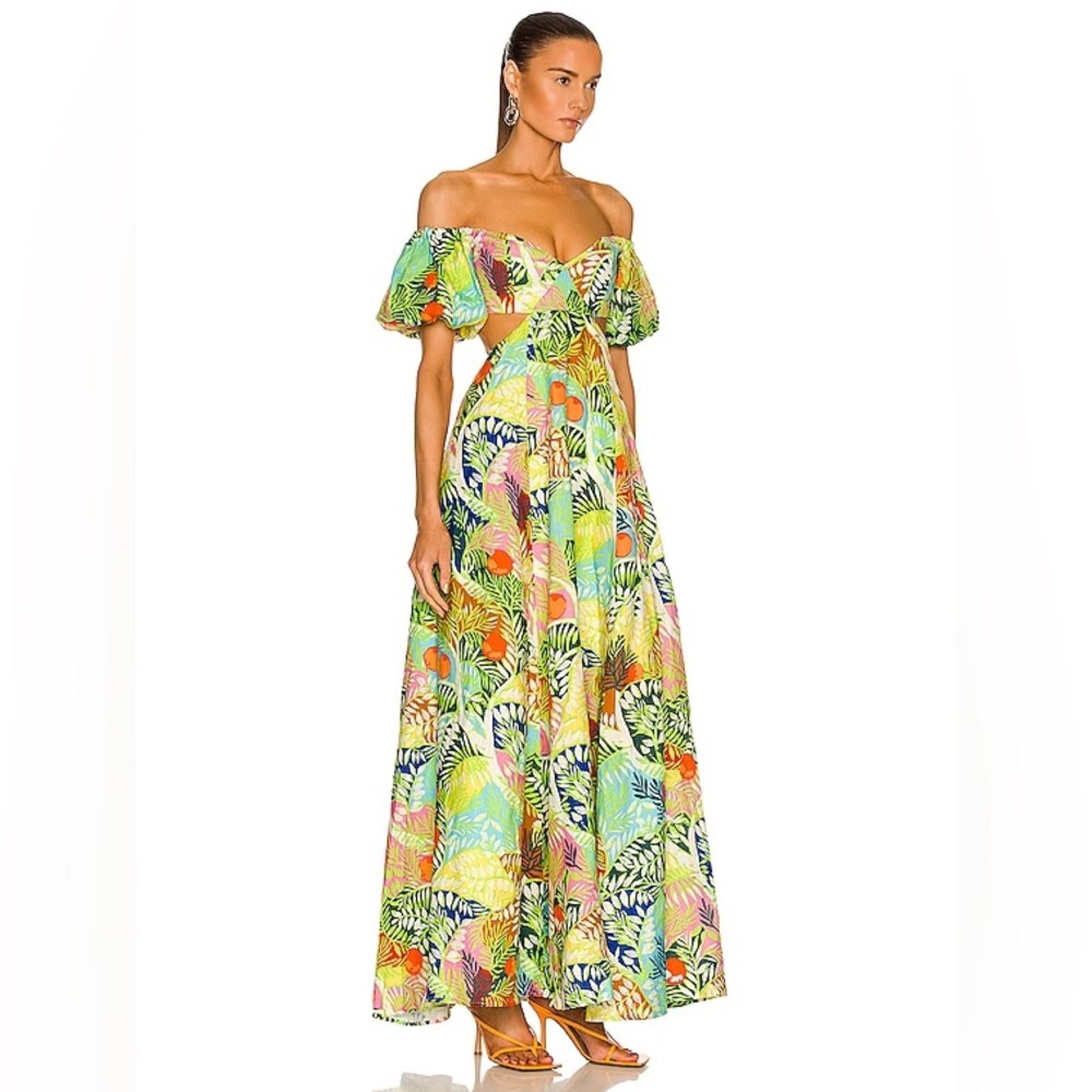 STAUD Coliseum LINEN Maxi Dress, Oh So Gorgeous! Size 4 New w/Tag SOLD OUT!