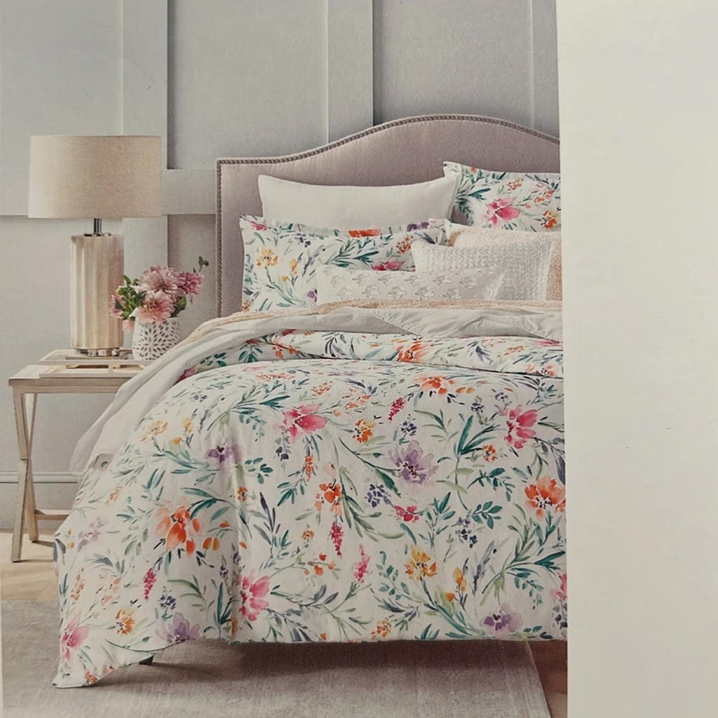 2 SKY Pastel Perennials Floral Euro Shams, New in Box $145