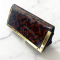Tory Burch Tortoise Gold Tone Sunglasses Case