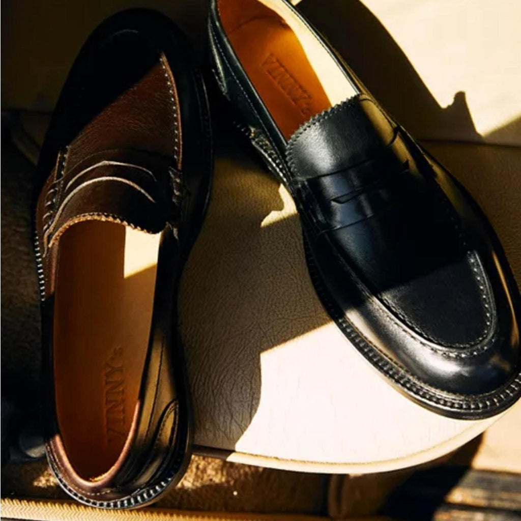 Vinny’s Townee Penny Loafers in Brown, Men's Size 40 New in Box