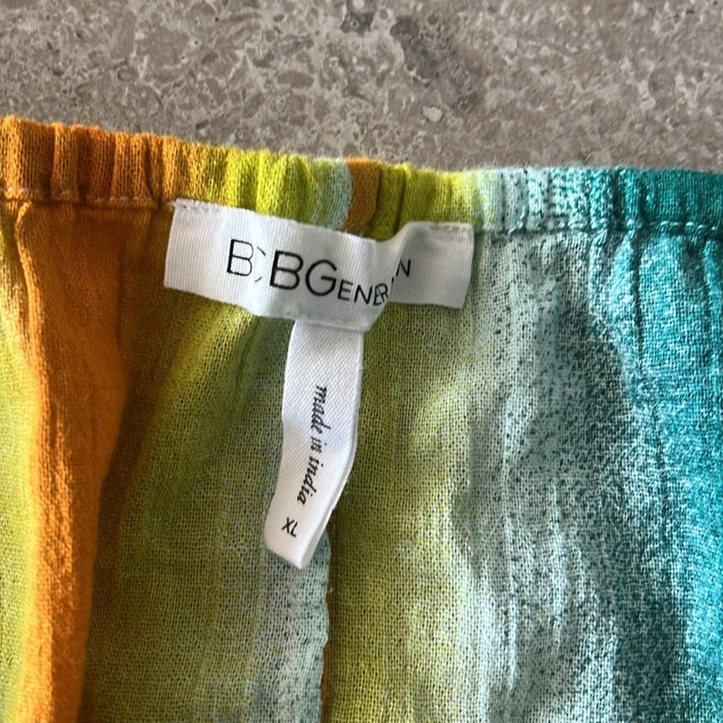 BCBGeneration Faded Stripe Top, Size XL EXCELLENT