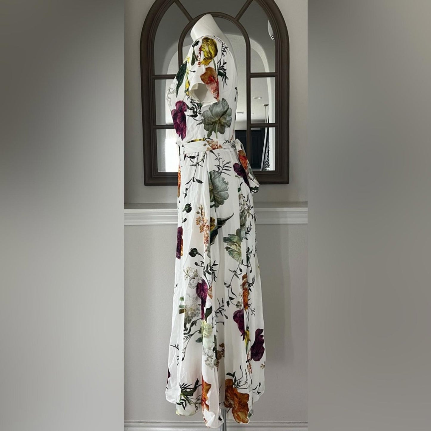 ERDEM Brealey Bouquet Pattern Fraser Dress Size US4 | UK8 New with Tag