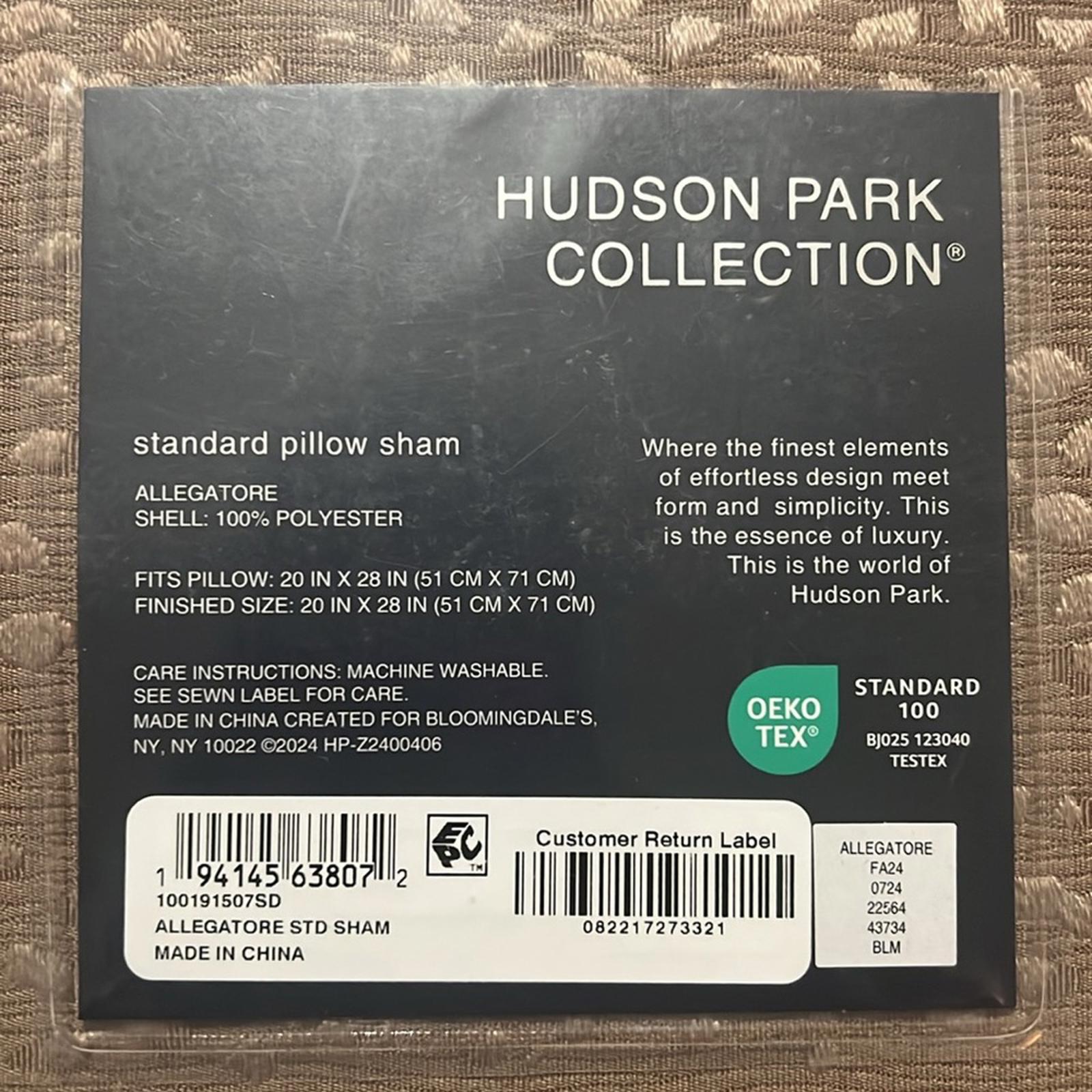 X2 Hudson Park Collection Allegatore Standard Pillow Sham, NWT $270