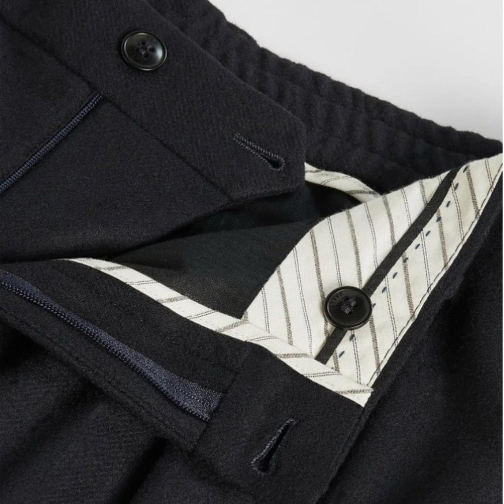 Ted Baker Scout Franklin Fit Wool Blend Trousers in Navy Size Waist 40R NWT $225
