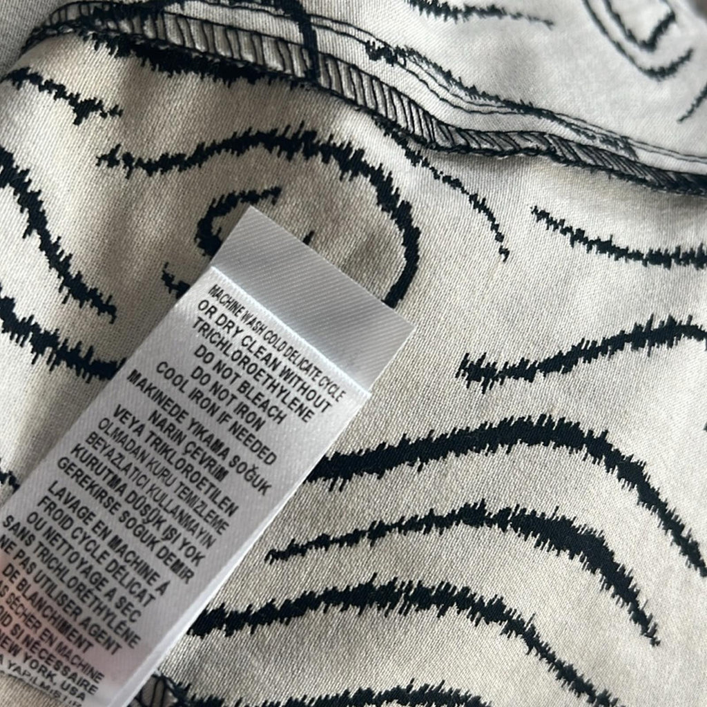 Opening Ceremony Fit & Flare Mini Dress in Black/White Size 4 New w/Tag $475