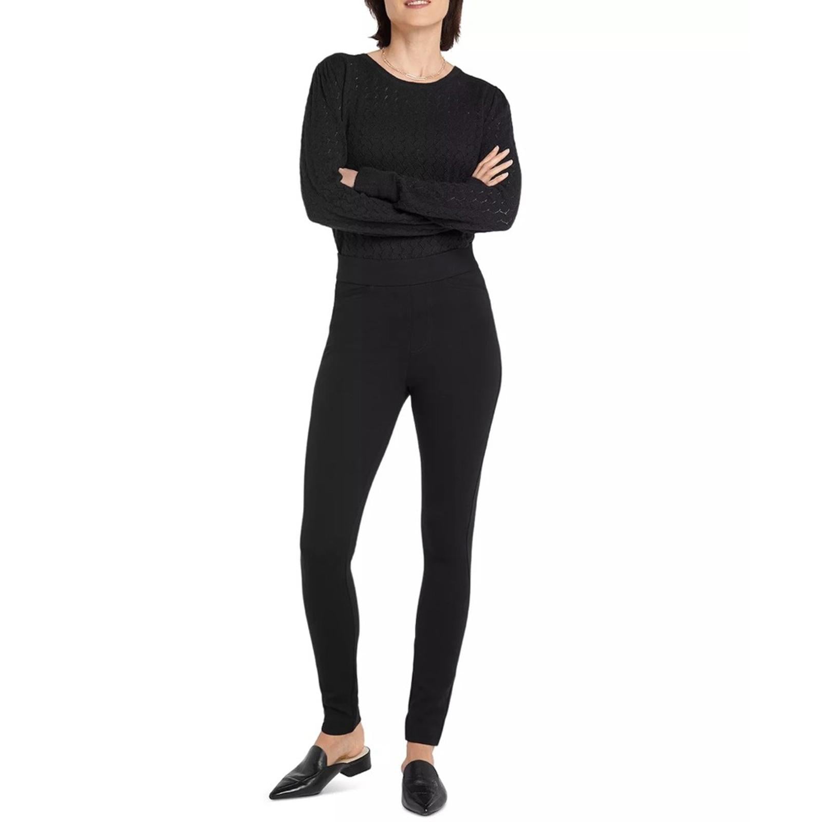 SCULPT-HER by NYDJ Ponte Ankle Leggings in Black, Size XS New w/Tag