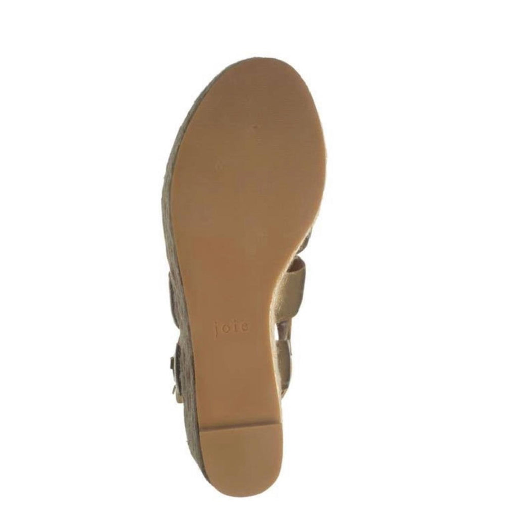 New JOIE Gaelyn Espadrilles Platform Sandals, Light Gold Size 41 New in Box $278