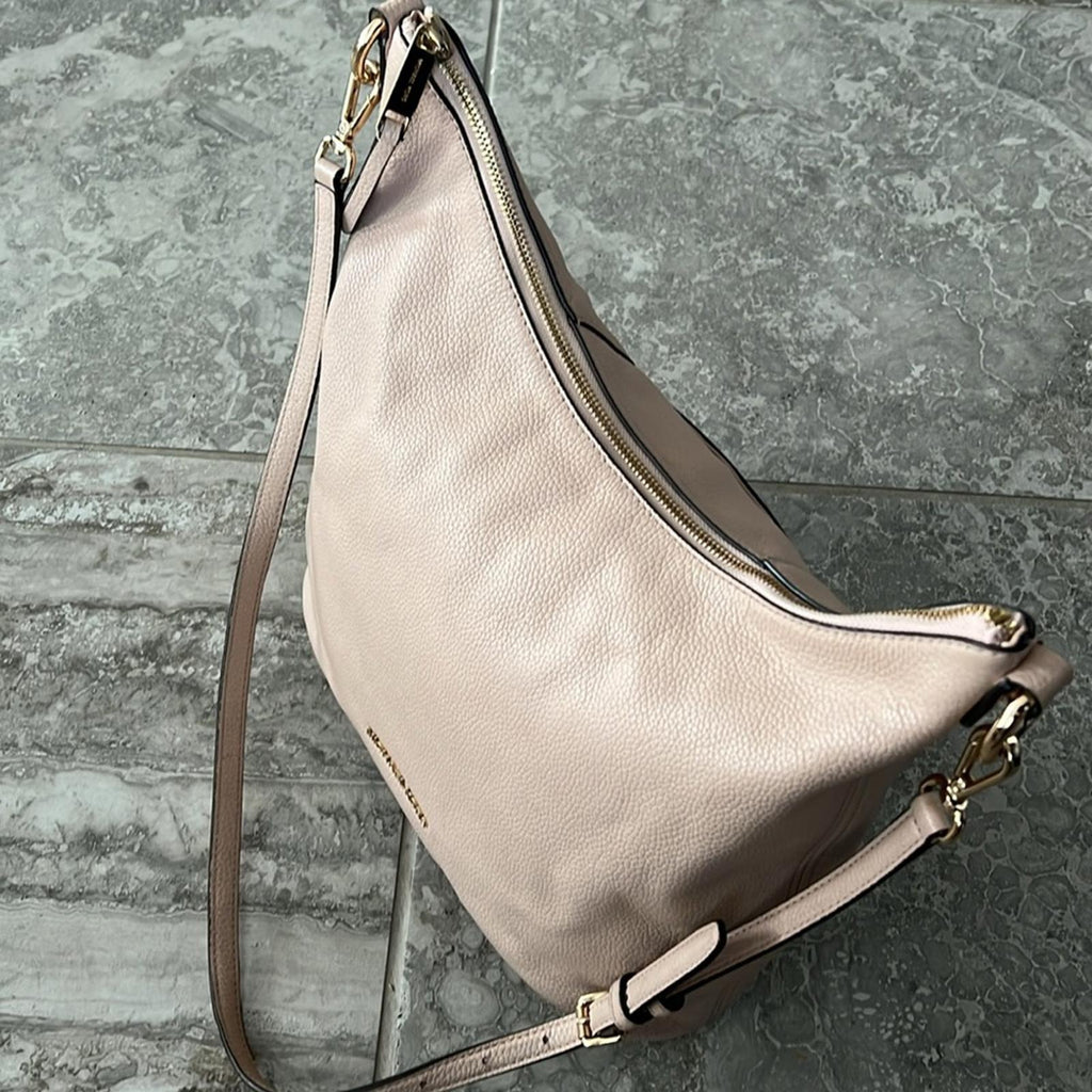 Michael Kors Lupita Hobo Bag, Blush Pink Retail $398