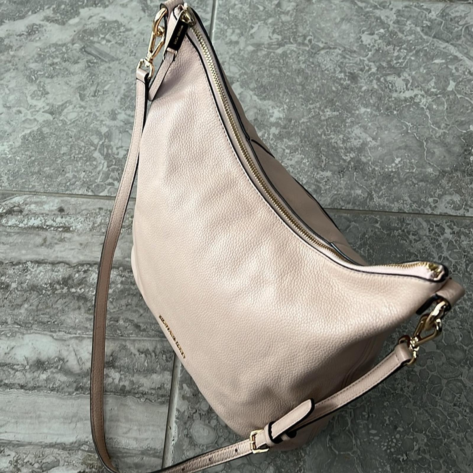 Michael Kors Lupita Hobo Bag, Blush Pink Retail $398