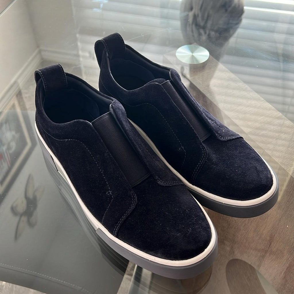 Vince Ranger Suede Slip On Low Top Sneakers, Purple Size EU42 | US8.5 EXCELLENT!