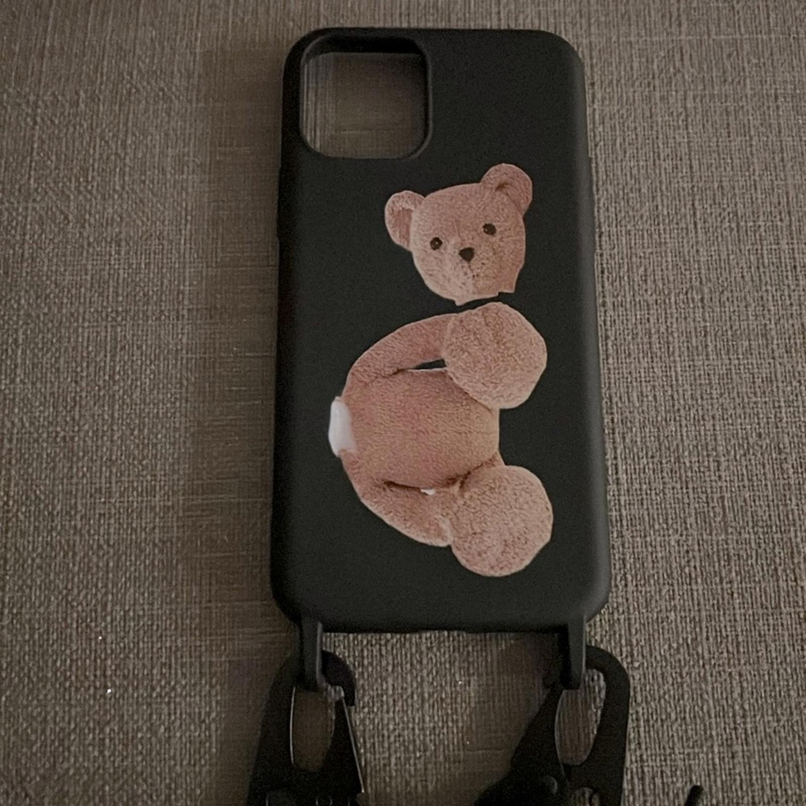 Palm Angels Teddy Bear iPhone 11 Pro Neck Case, New w/Tag