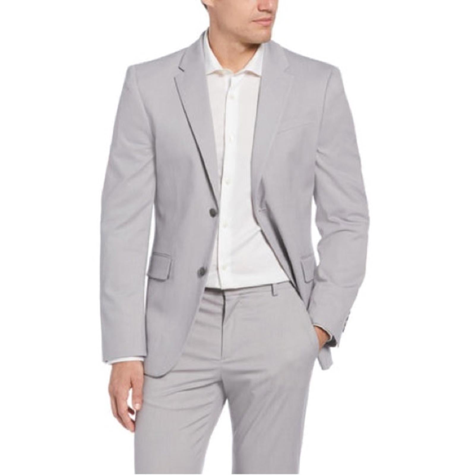 Perry Ellis Premium Men’s Alloy Slim Fit Stretch Tech Suit, Size 36 R NWT $225