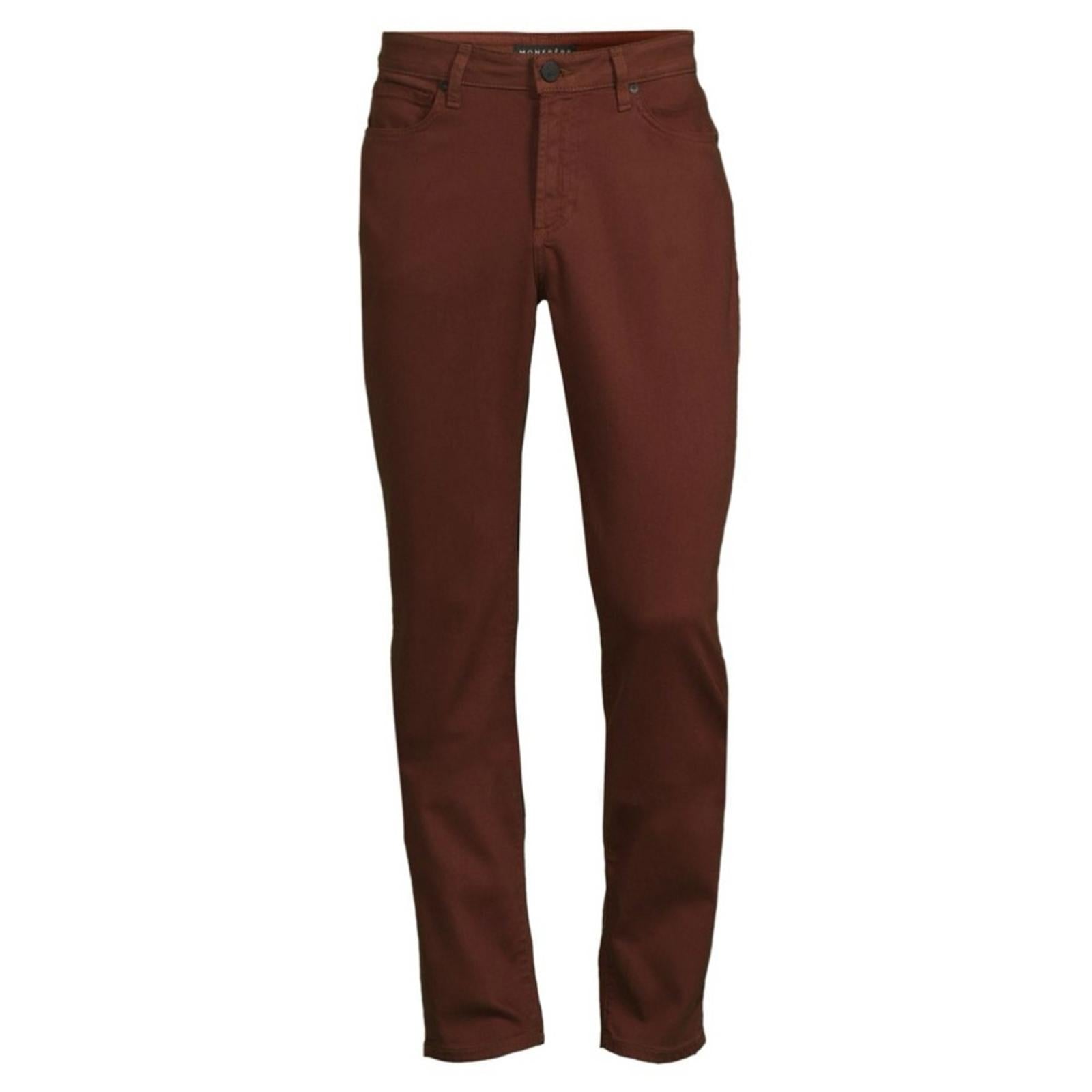 Monfrère Brando High Rise Slim Fit Jeans in Brown, NWT, Size 31