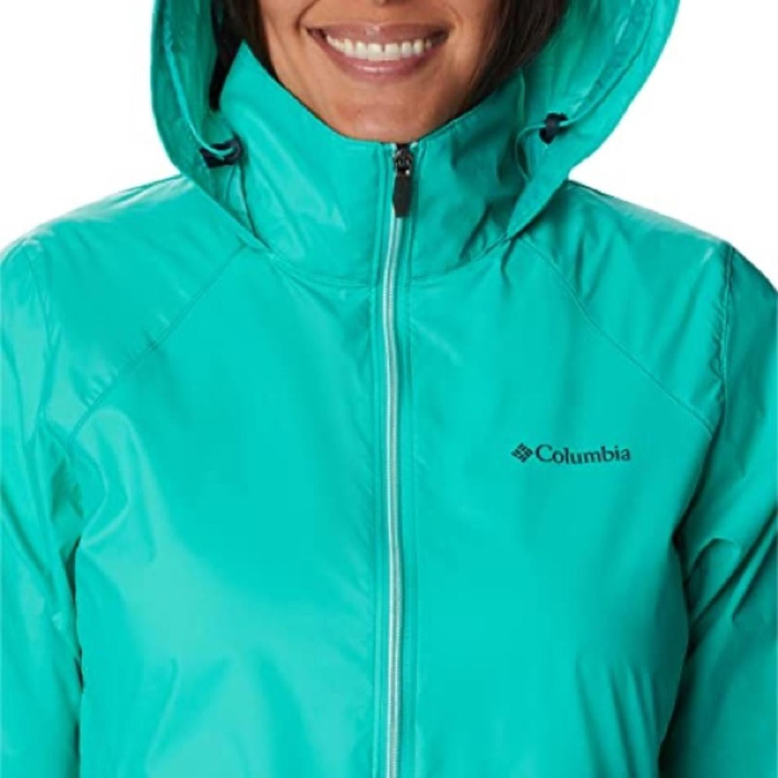 Columbia Switchback III Jacket in Electric Turquoise, NWT, Size S