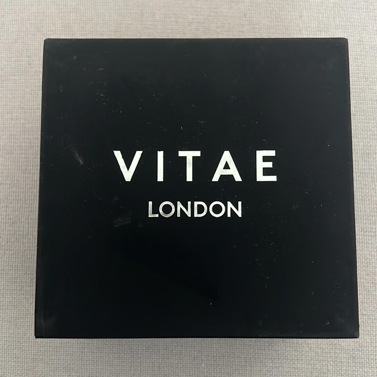 Vitae London Watch Elmington Silver Tone Stainless Steel Bracelet 44mm, NWT