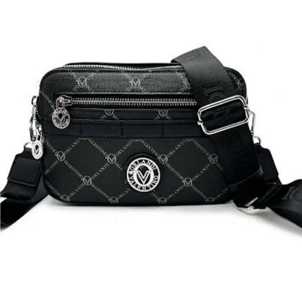 NWT Valentino Orlandi Camera Bag, Black, Style #V-3007 New w/Tag