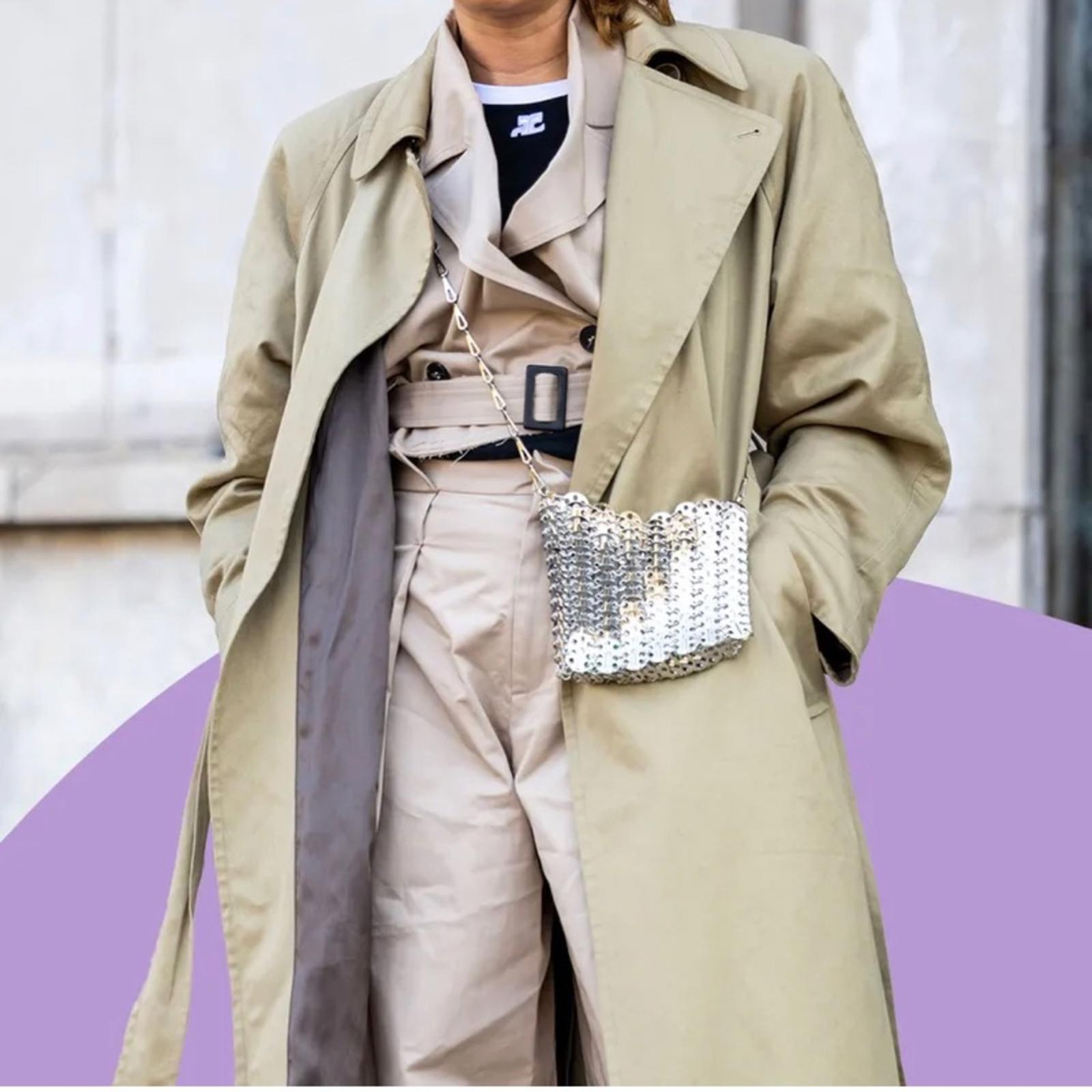 Who What Wear Clare Trench Coat with Contrast Collar Size XS, New w/Tag