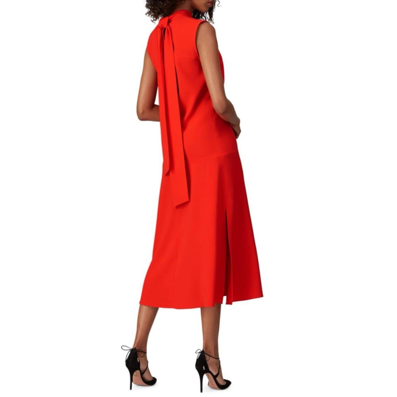 Victoria Beckham Back Tie Midi Shift Dress, Size UK12, US8 EXCELLENT!
