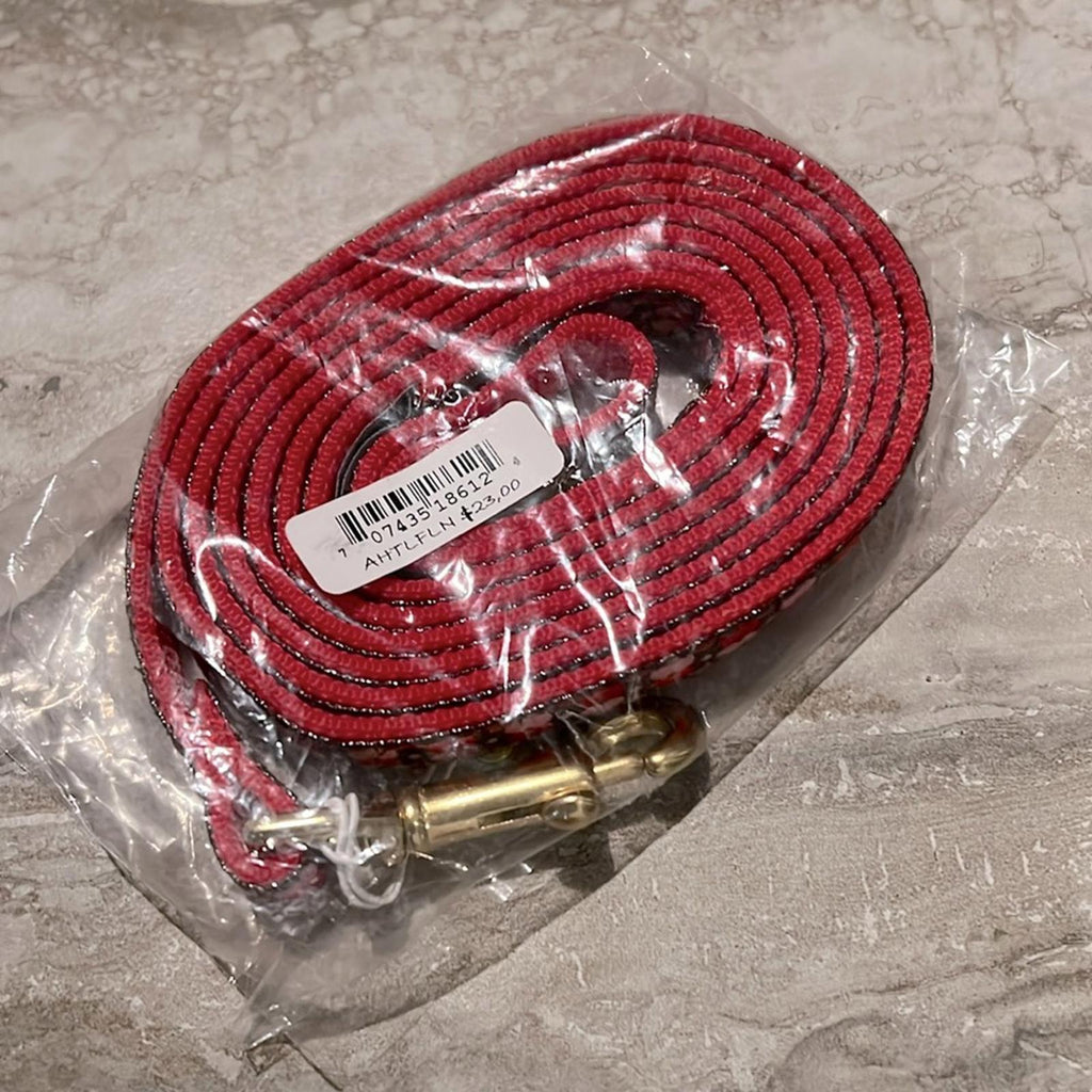 Up Country Valentine and Hearts Pattern Dog Leash, 4 Foot Long 1” Wide Width NWT