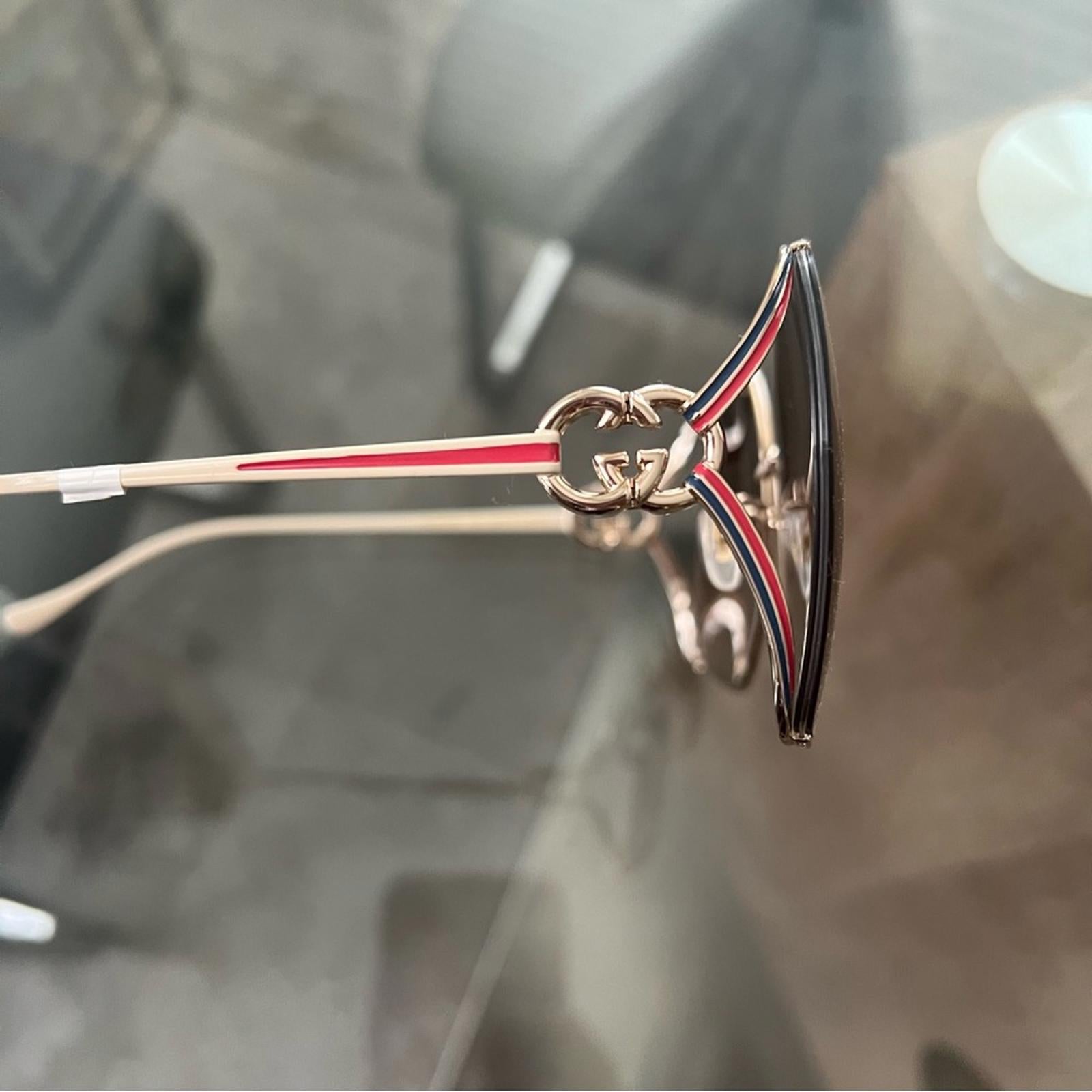 NEW Gucci Women's GG1322S 64mm Square Sunglasses, New w/o Tag $710