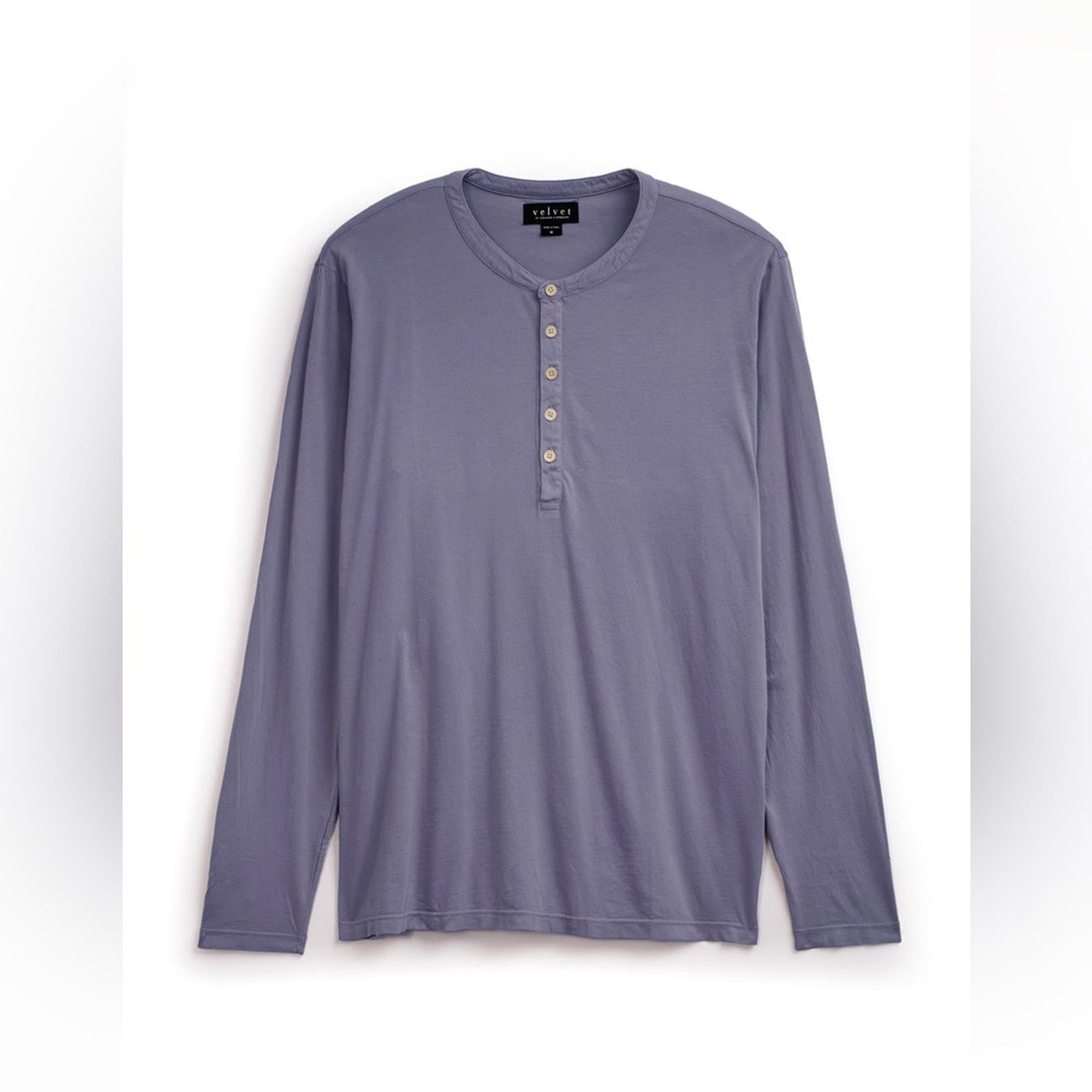 NWT Velvet by Graham & Spencer Alvaro Henley Size M New w/Tag $108 (Sold Out)