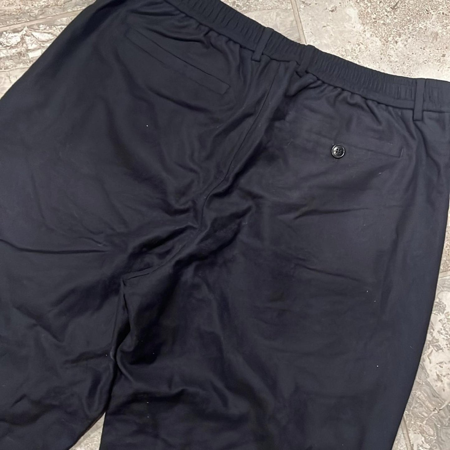 Ted Baker Scout Franklin Fit Wool Blend Trousers in Navy Size Waist 40R NWT $225