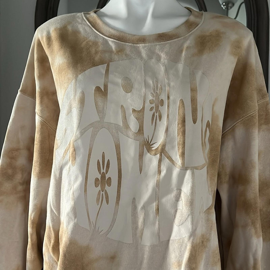 Isaac Morris “Strong Women” Fleece Lined Tie Dye Sweatshirt, Size XL NEW