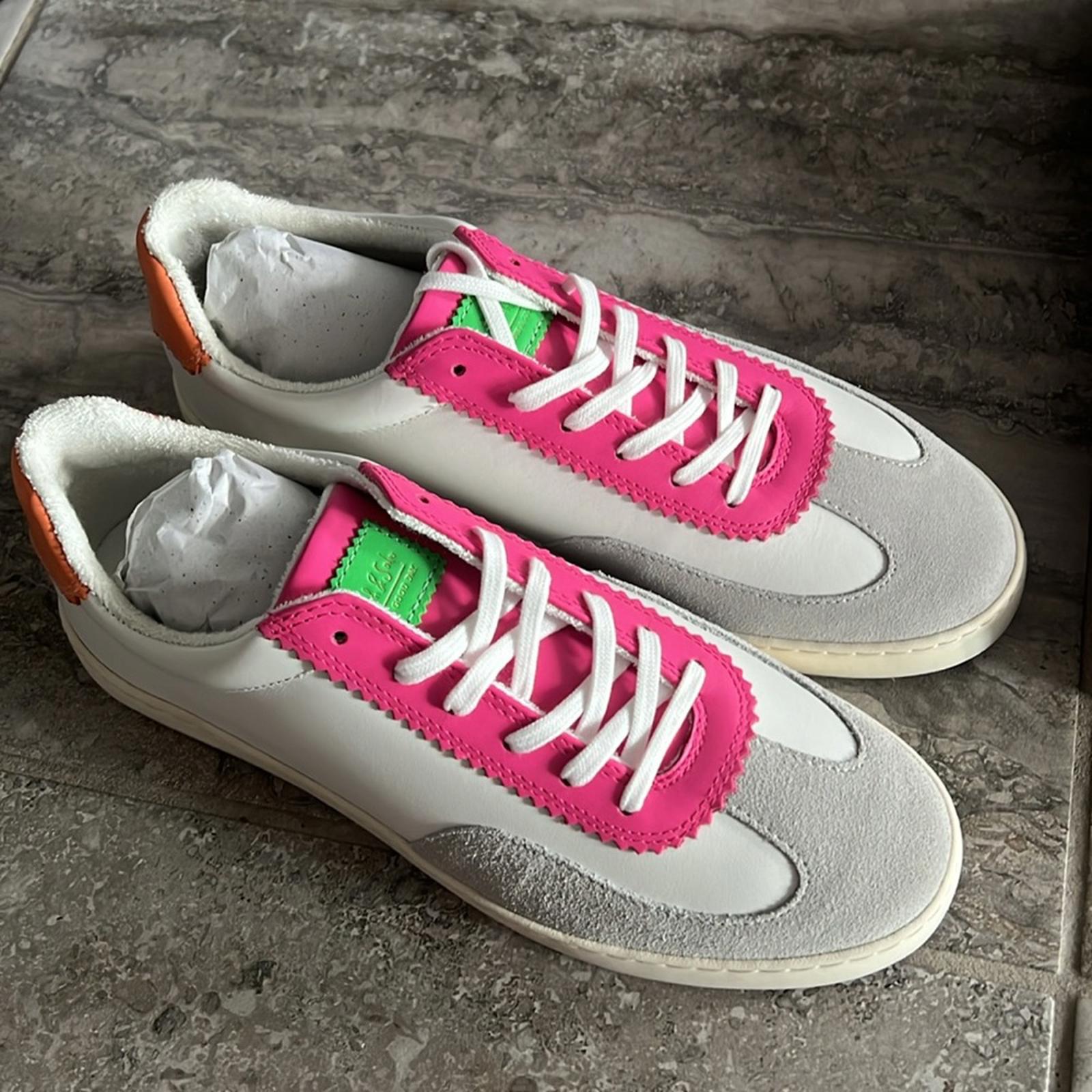 Scotch & Soda Plakka Lace-Up Sneakers/Trainers in Grey Multi Size 42 NEW in Box
