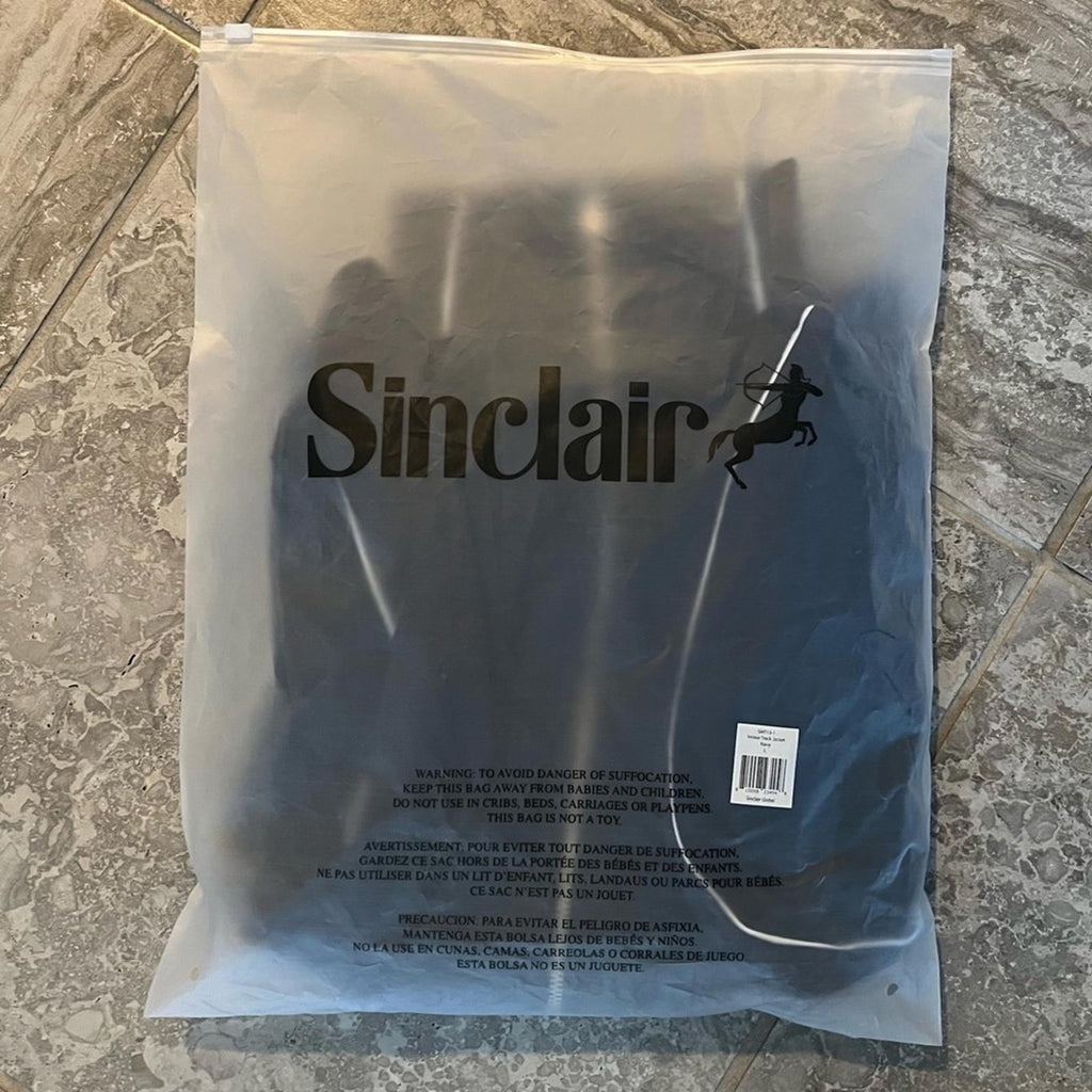 Sinclair Velour Track Jacket in Navy, Men’s Size L New w/Tag - SOLD OUT!