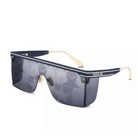 Dior Unisex Sunglasses Matte Navy Blue DIORCLUBM1U31B7 w/Case & Wipe NEW