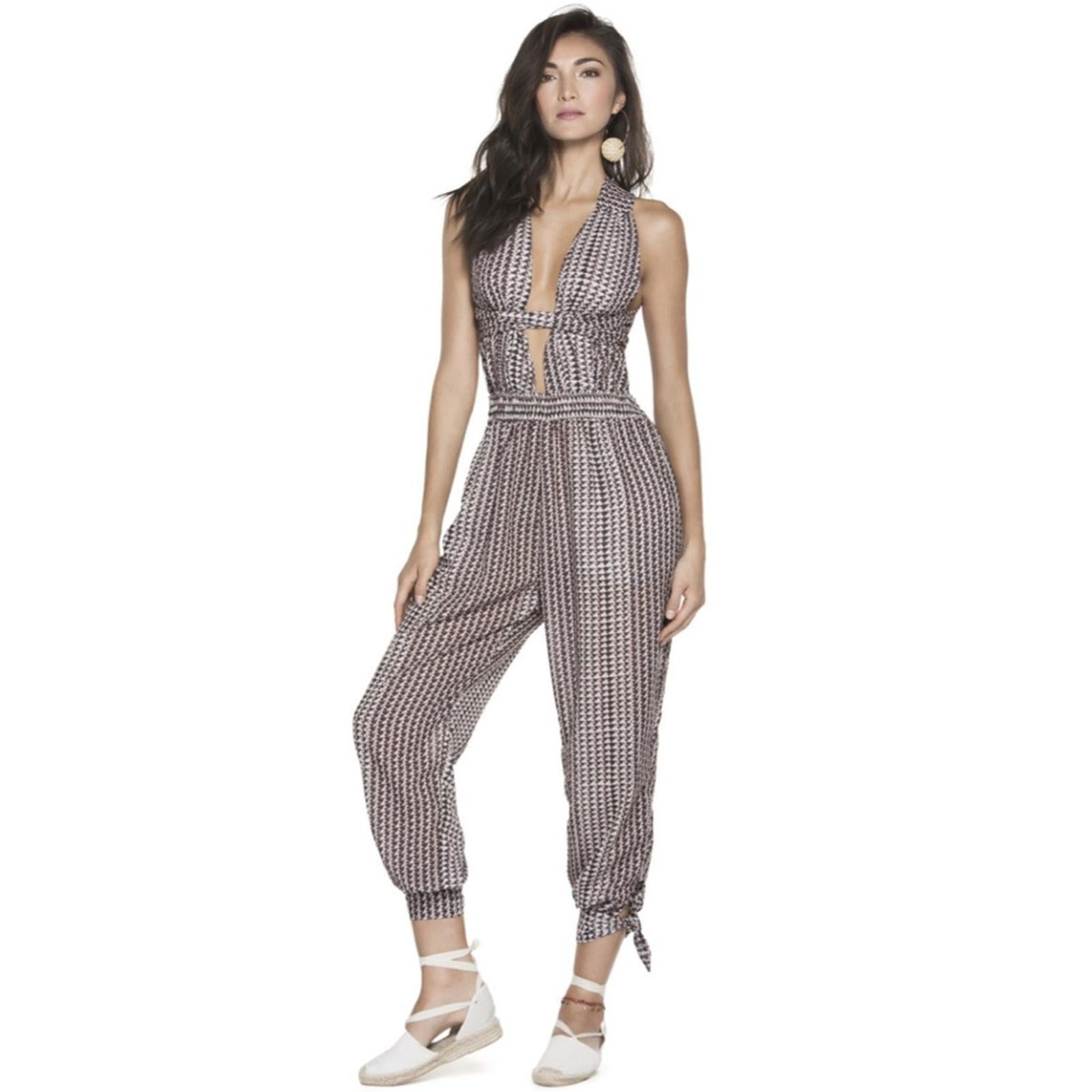 NEW Agua Bendita REVOLVE Python Josie Jumpsuit/Overall, Size 6 New w/o Tag $245