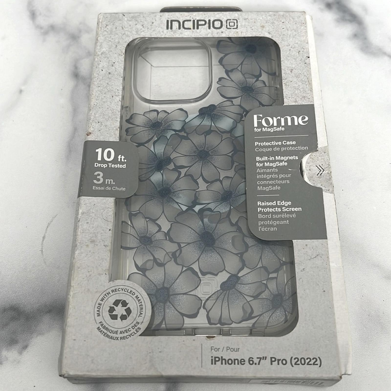 Incipio Forme Protective MagSafe Case, iPhone 6.7” Pro (Open Box) - Floral Agate