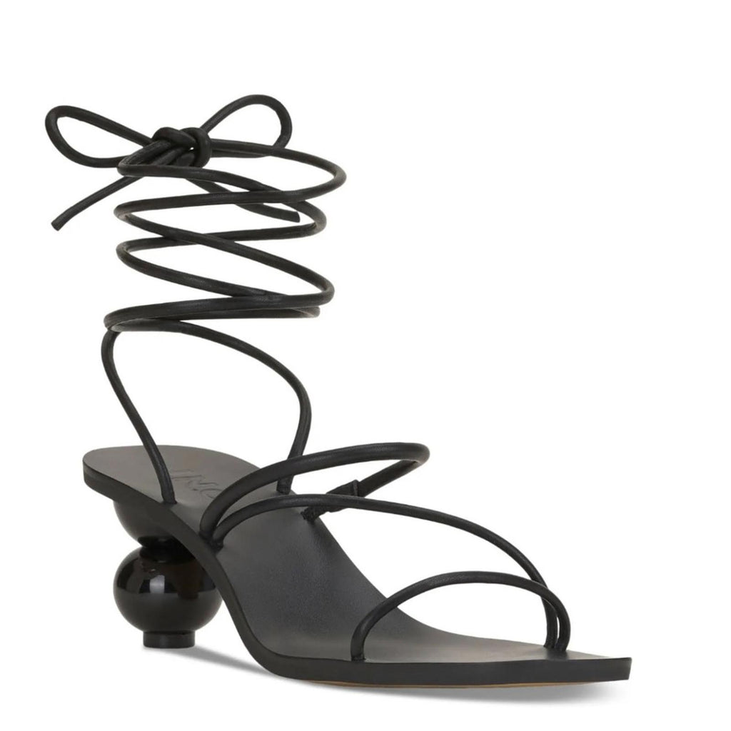INC Chedel BLACK Lace-Up Ankle-T Sandals, Size 6 New in Box $79.50